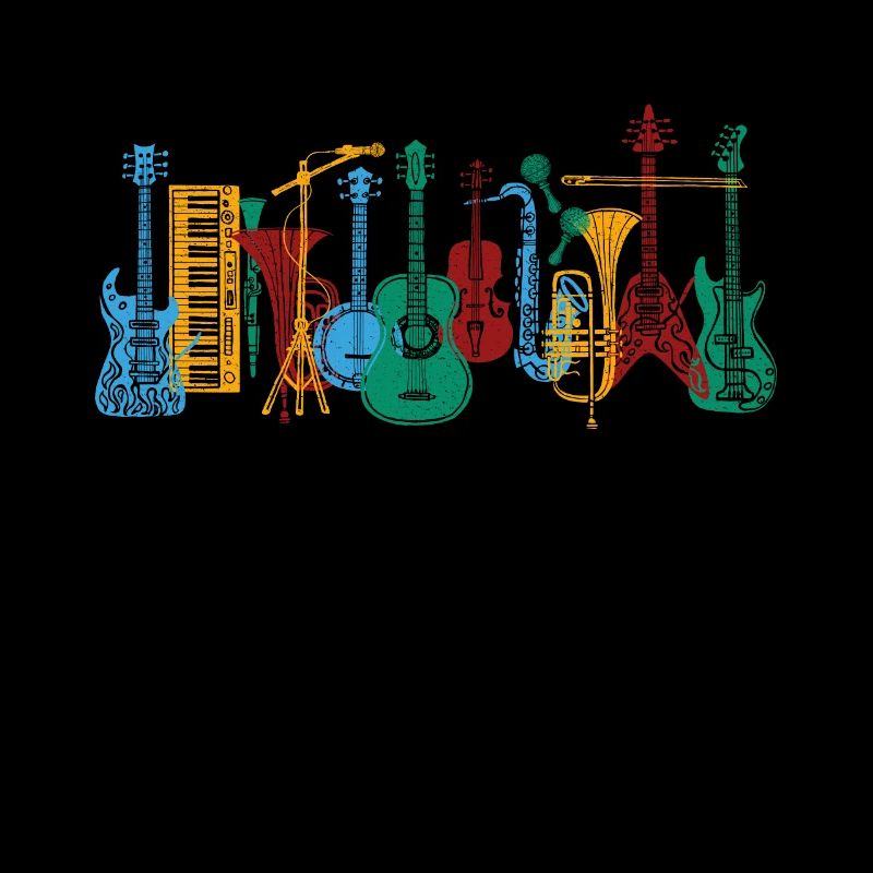Instruments rétro instruments de musique rétro