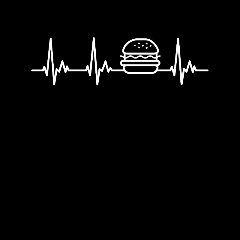 Hamburger Cheeseburger Herzliniener Design