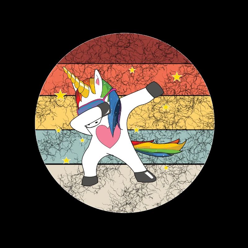 Unicorn Mädchen Einhorn Dabbing Unicorn