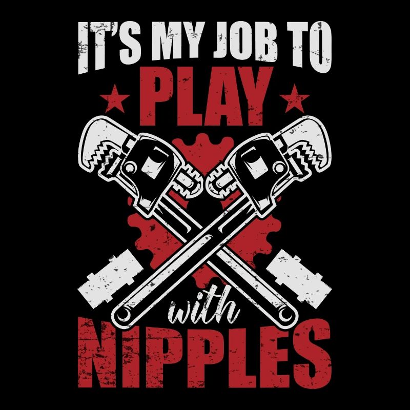 Steamfitter C’est mon travail de jouer avec les mamelons