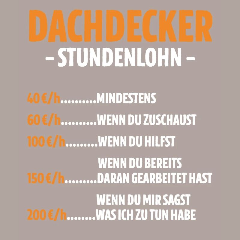 Dachdecker Stundenlohn