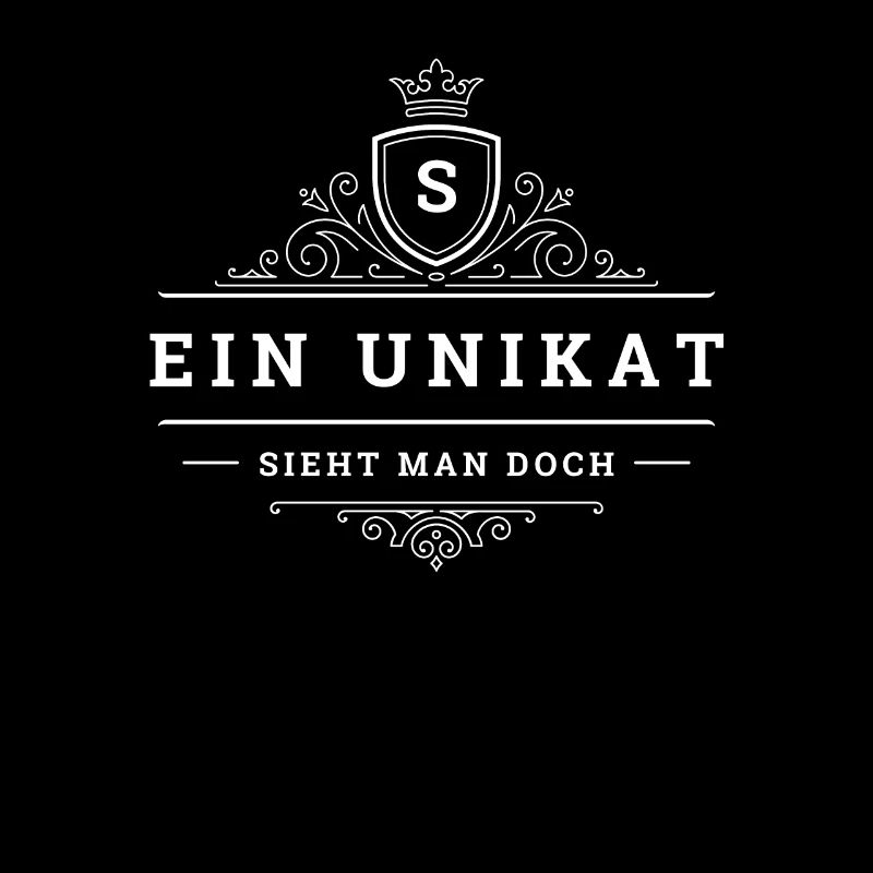 Ein Unikat Ein Einzelstück Anfangsbuchstabe S Name