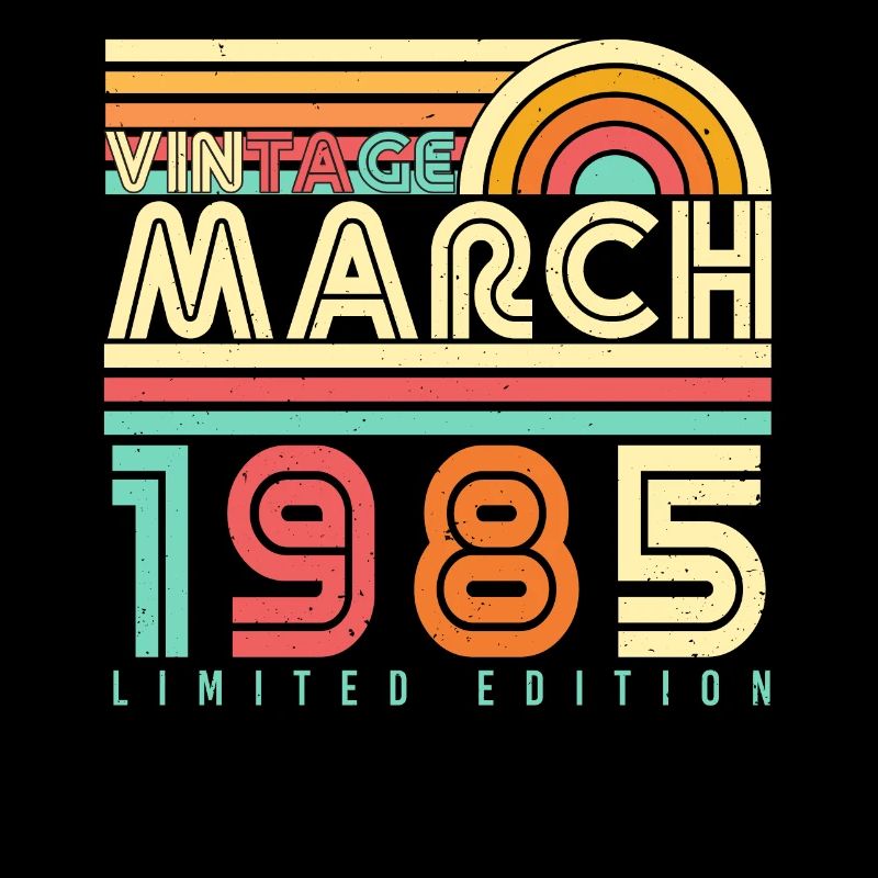 Né en mars 1985 Vintage