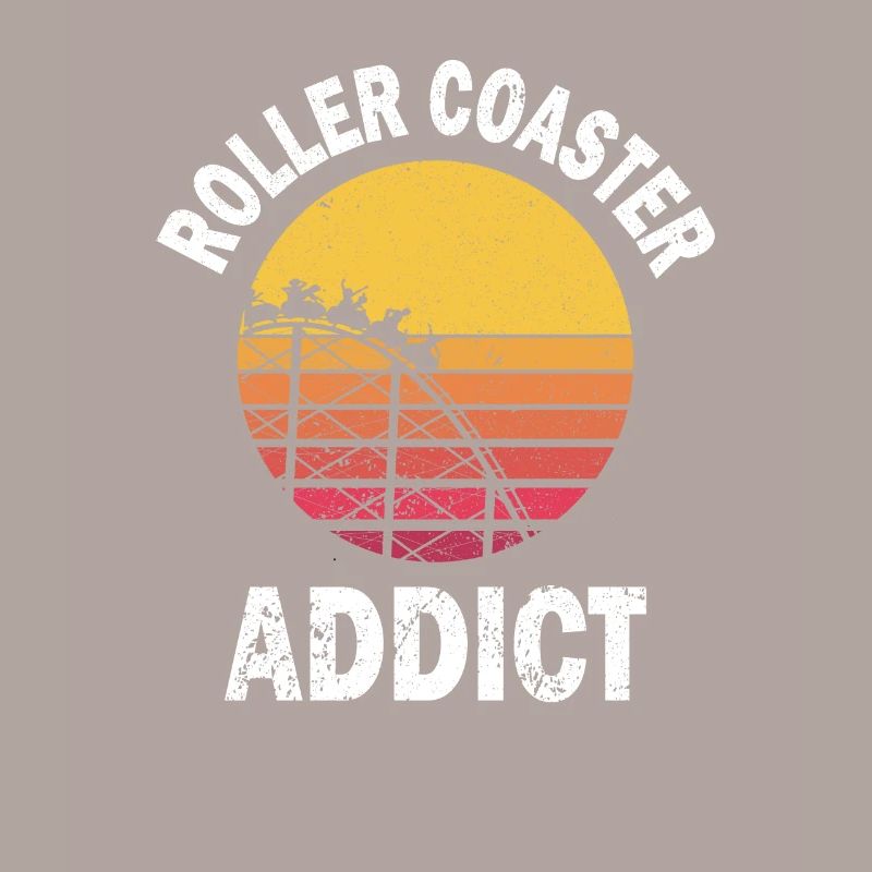 Achterbahn Roller Coaster Freizeitpark Geschenk
