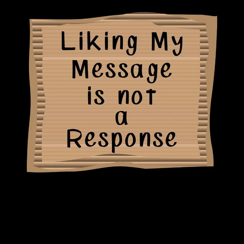 Aimer mon message n’est pas une réponse