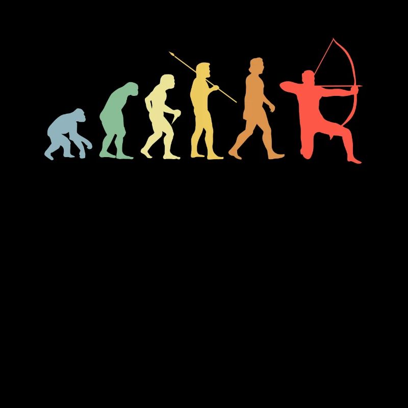 Bogen Evolution Retro Bogenschießen Bogenschütze