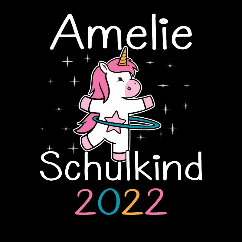 Einschulung 2022 Amelie Einhorn Erstklässler 2022