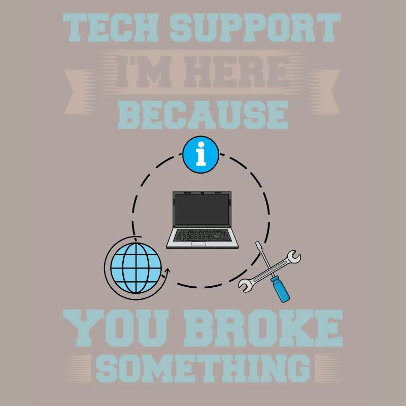 Tech Support IT Technischer Hilfe Helpdesk