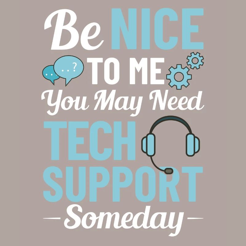 Tech Support IT Technischer Hilfe Helpdesk