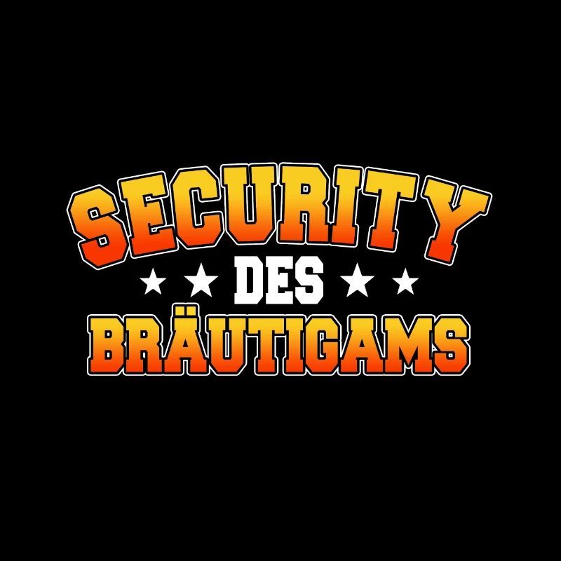 Bräutigam Security Junggesellenabschied Männer