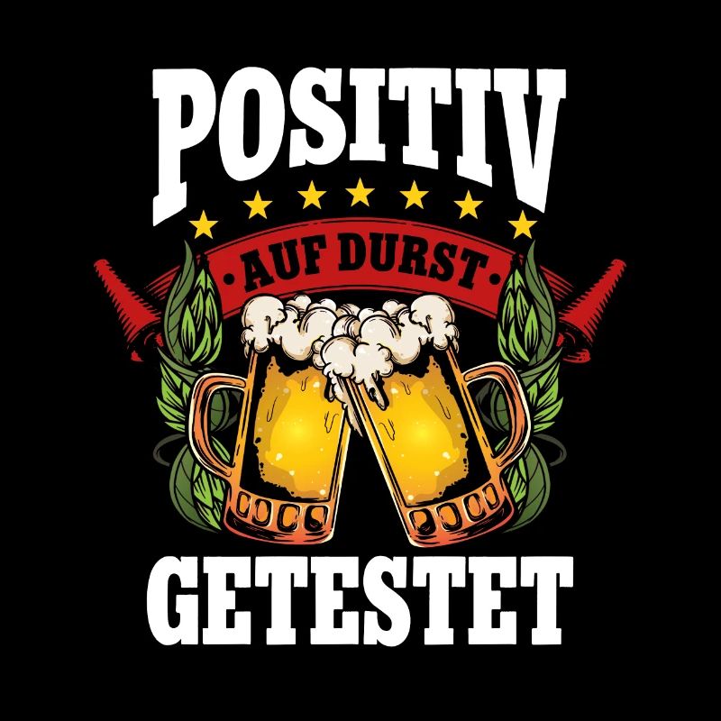 Positiv auf Bier