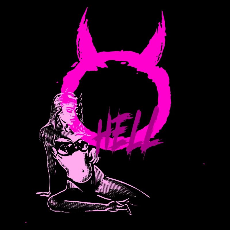 2reborn Hell Girl devil demon bikini pinup 1