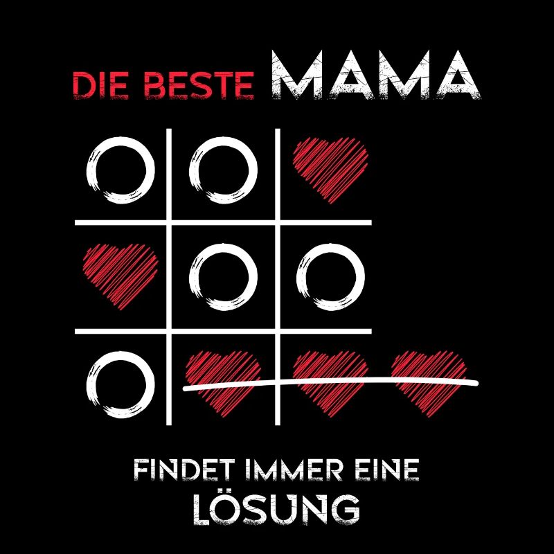 Die beste Mama findet immer eine Lösung Muttertag