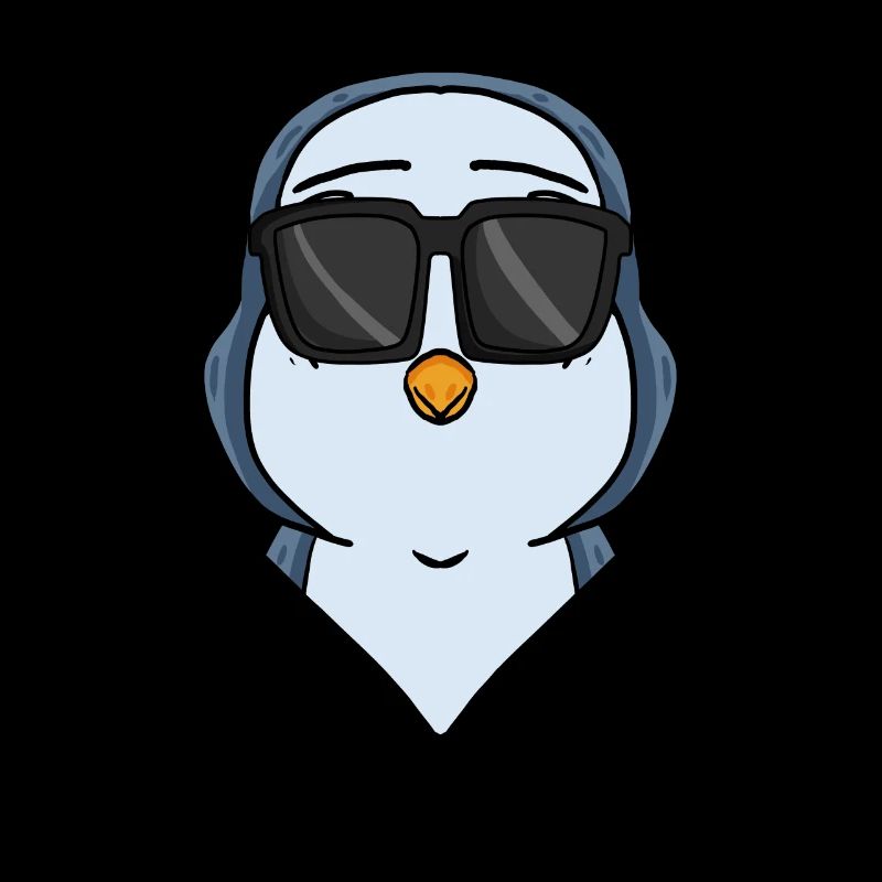Cooler Pinguin mit Sonnenbrille Cool