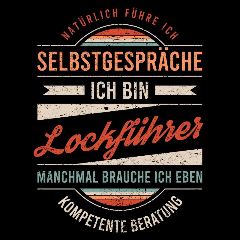 Lockführer Arbeitskollege Kollege Geschenk Retro