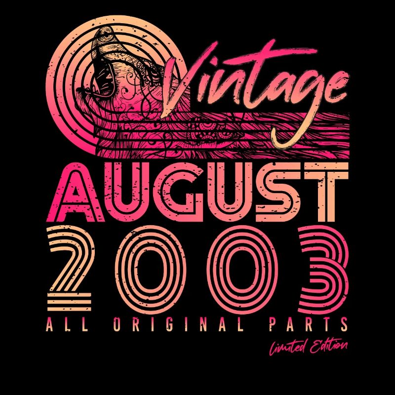 Mois de naissance Août 2003