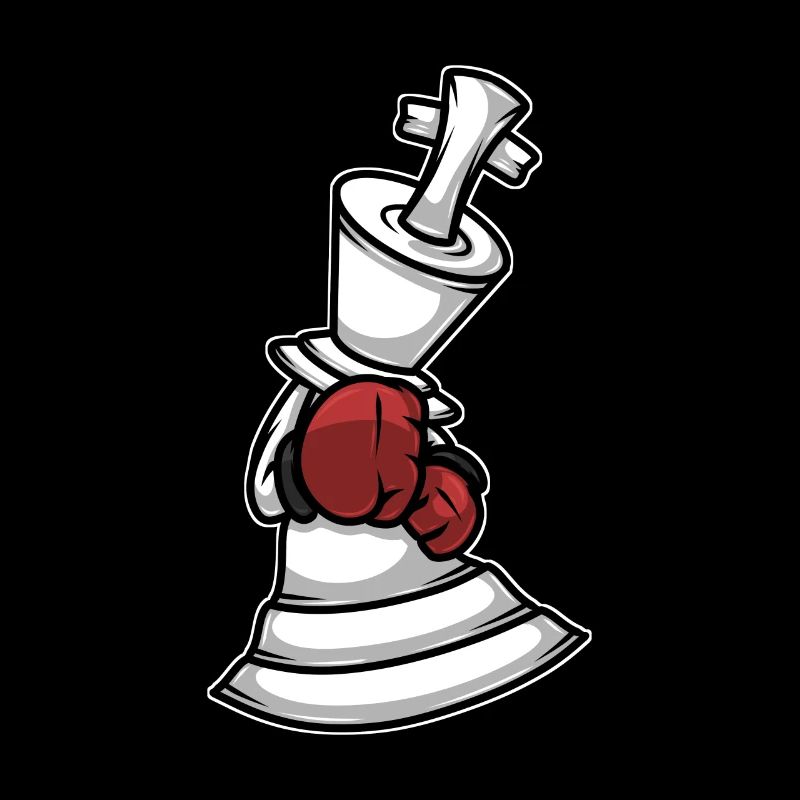 Pièce d’échecs Boxer Gants de boxe King