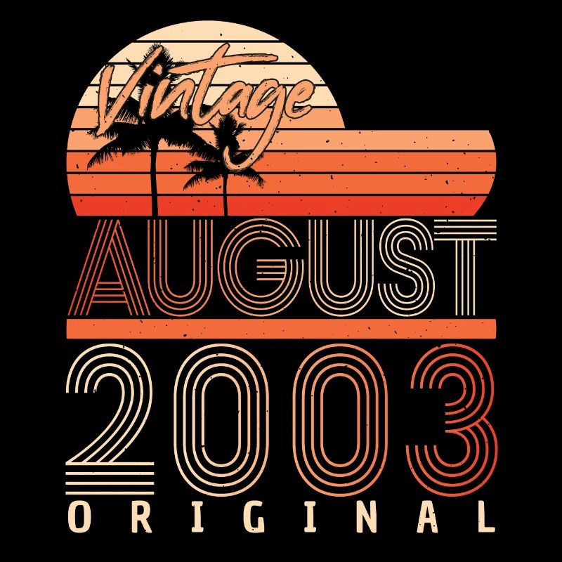 Mois de naissance Août 2003