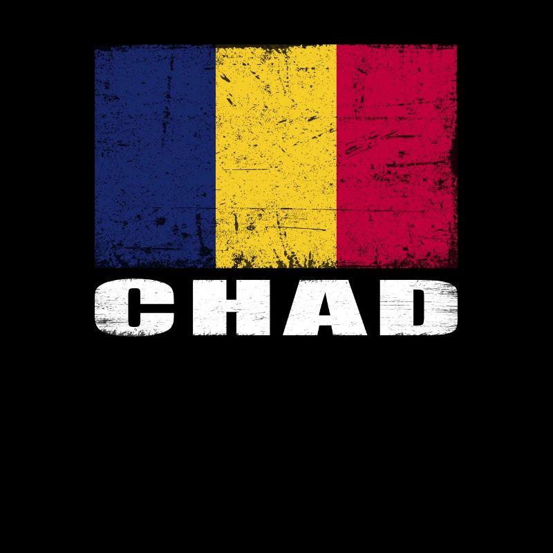 Chad Flag Grunge Chad Flag