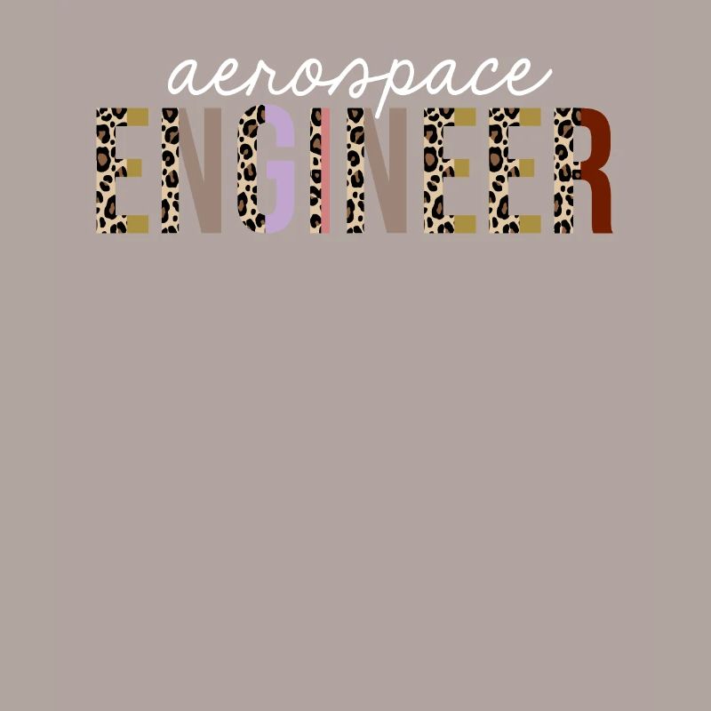 Aerospace Engineer Leopard Print Funny Gift