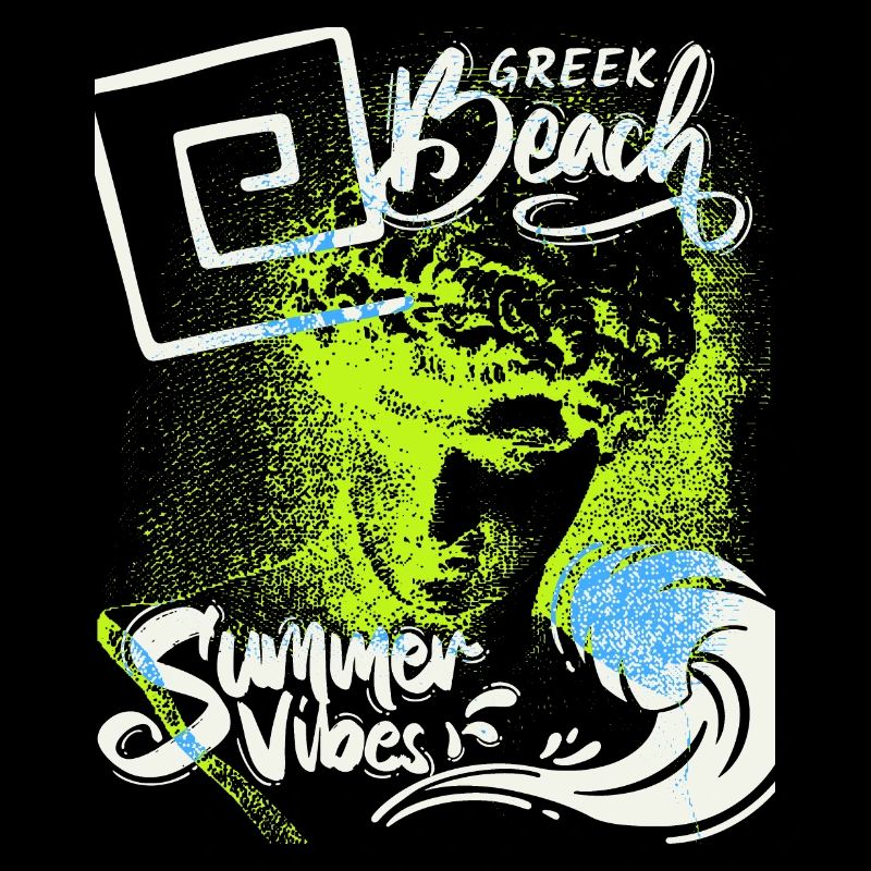 Grèce, plage, vacances, été grec