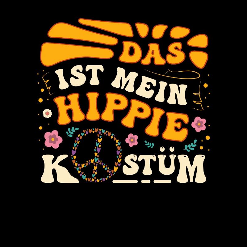 Hippie Peace Groovy Flowerpower Boho Woodstock