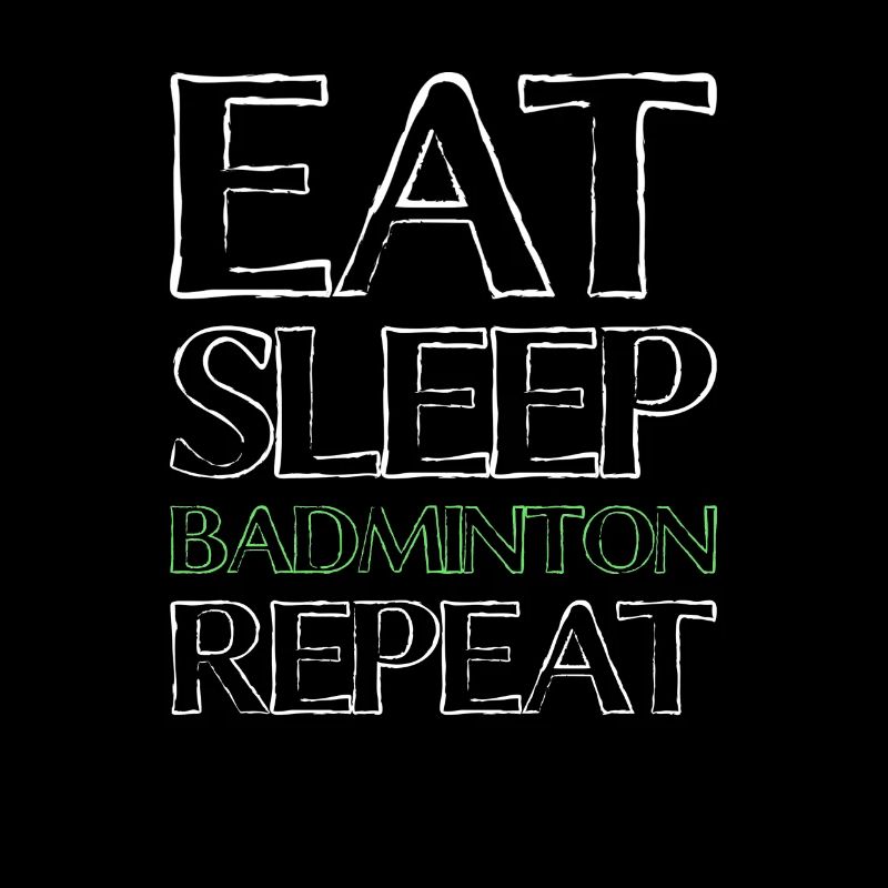 Manger du badminton du sommeil