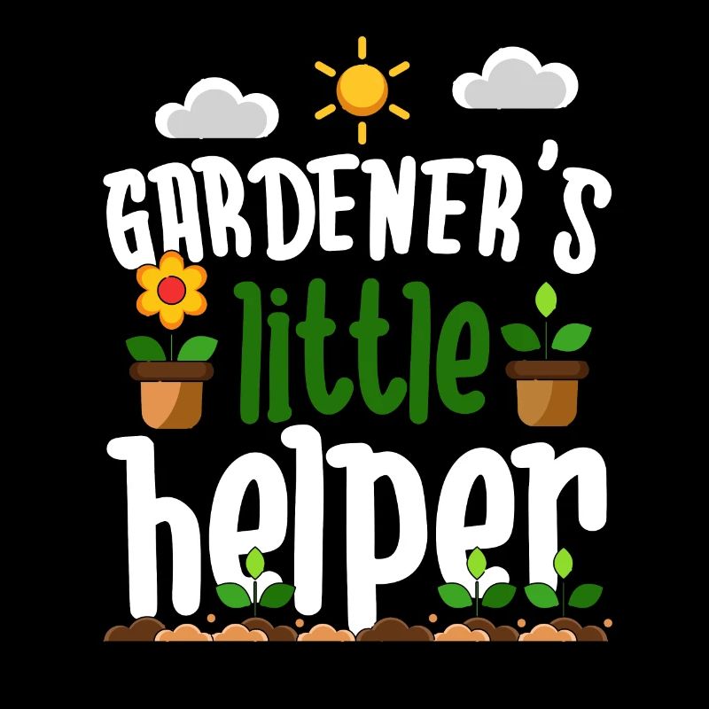 Planter des pots de fleurs du petit assistant du jardinier