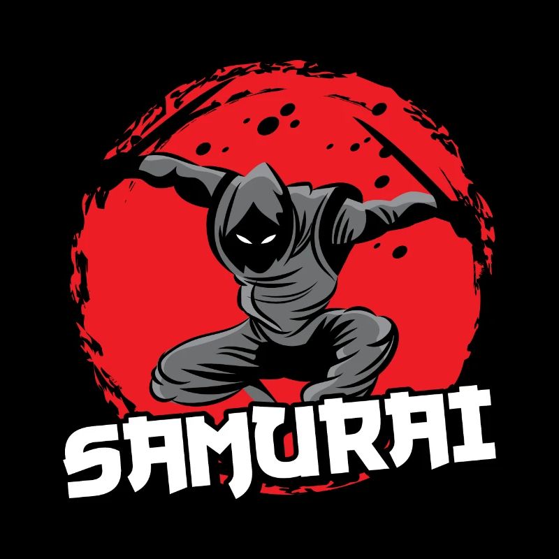 Samurai Asian Warrior Ninja Bloodstain Japan