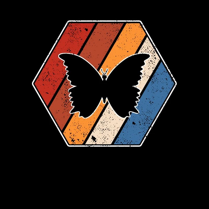 Schmetterling Retro