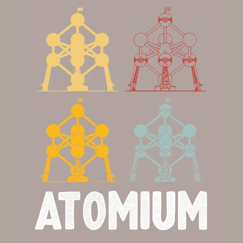 Atomium atomic nucleus from Brussels Physics Science