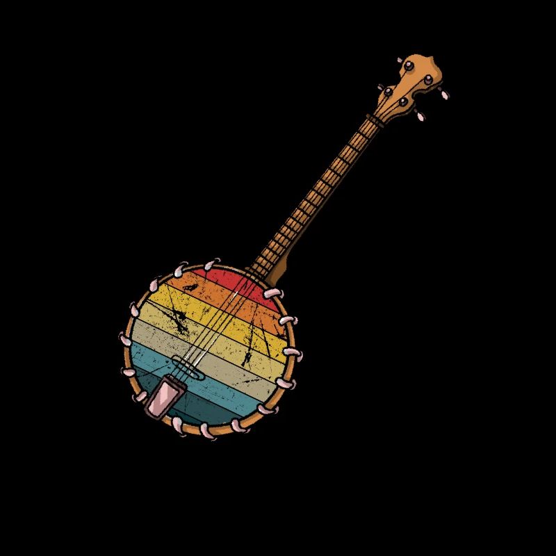 Banjo Shirts For Men Bluegrass Appalachia Folk