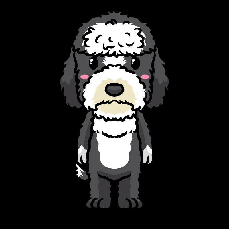 Émoticône de chien Sheepadoodle