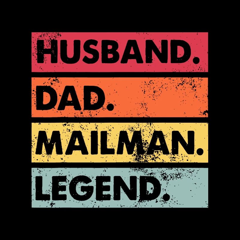 Ehemann Vater Postbote Legende Lustige Postarbeiterdadg