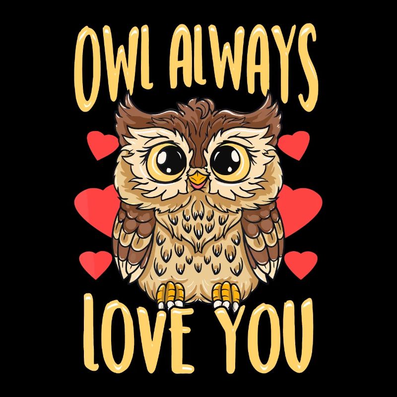 Eule Liebe dich immer süße Eule Liebhaber lustiger Valentinstag