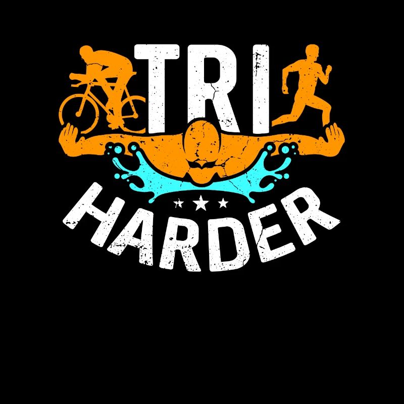 Triathlon Tri Harder Swimmer Competition Training