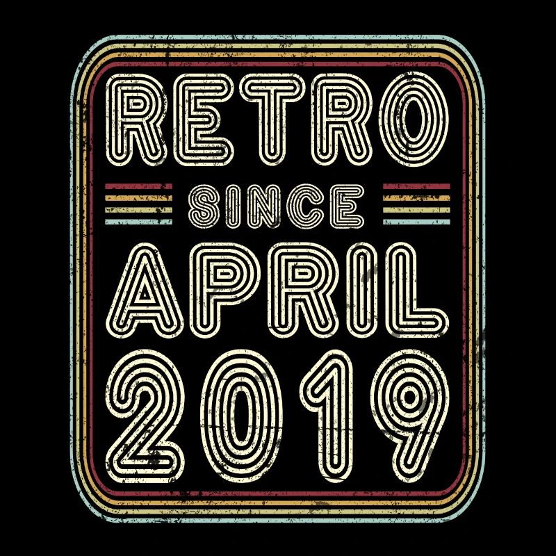 Birthday April 2019 Retro Gift