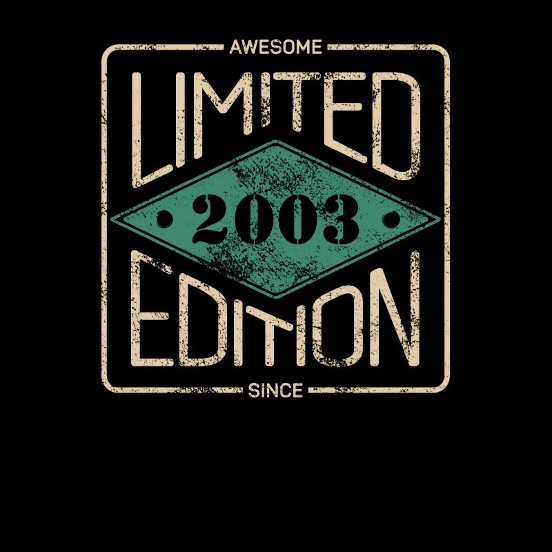 Awesome Since 2003 Retro Vintage Design