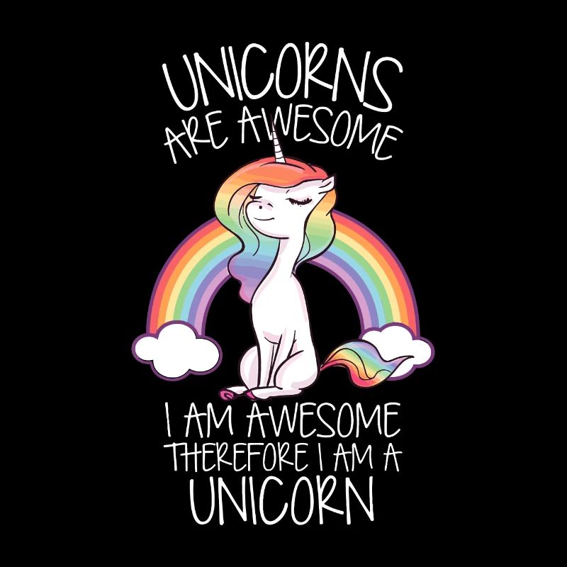 Einhörner sind großartig, deshalb bin ich ein Einhorn lustig