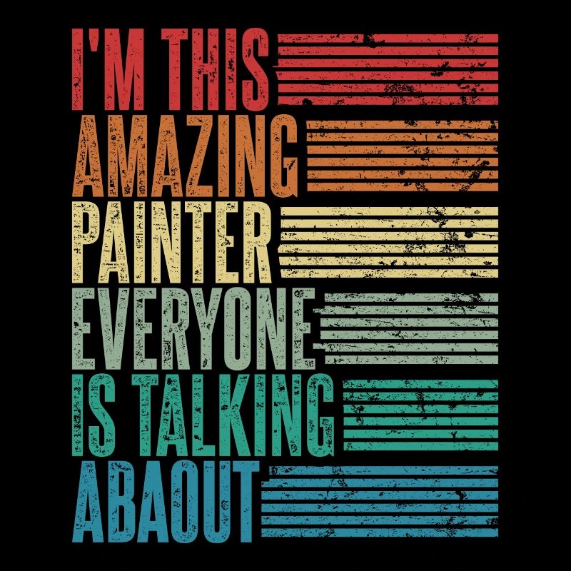 Vintage Painter Painter Gift Retro