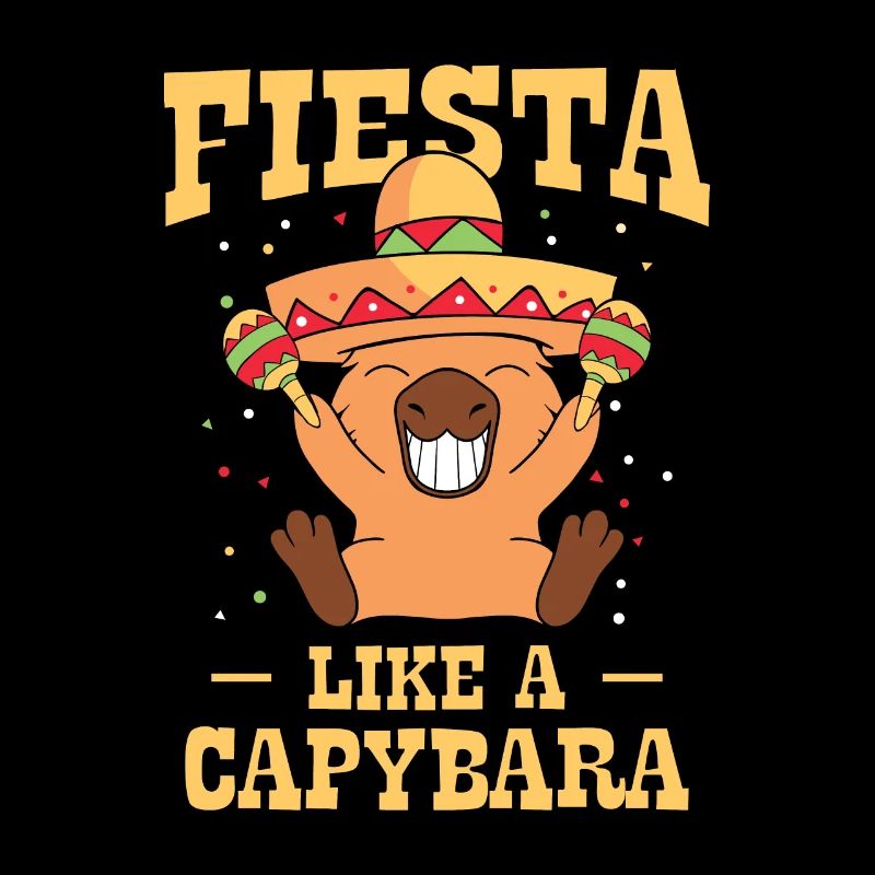 Capybara Mariachi Cinco de Mayo Fiesta