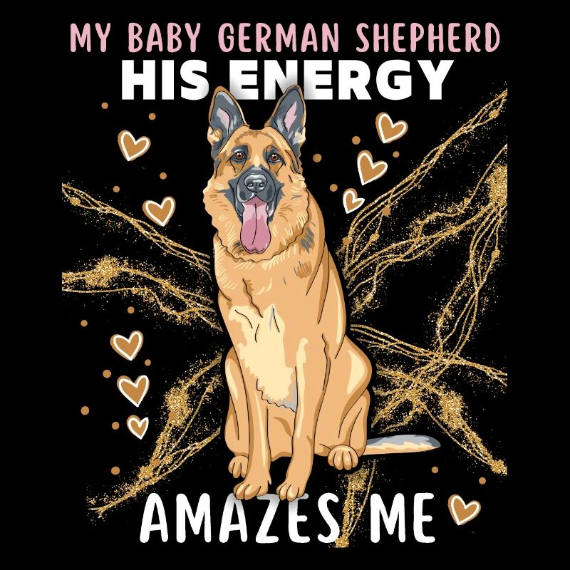 Deutscher Schäferhund, Rassehund lustiger Spruch
