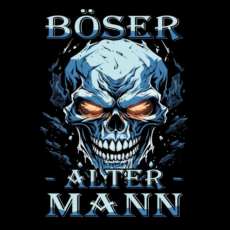 Böser alter Mann - Biker Opa | Motorradfahrer