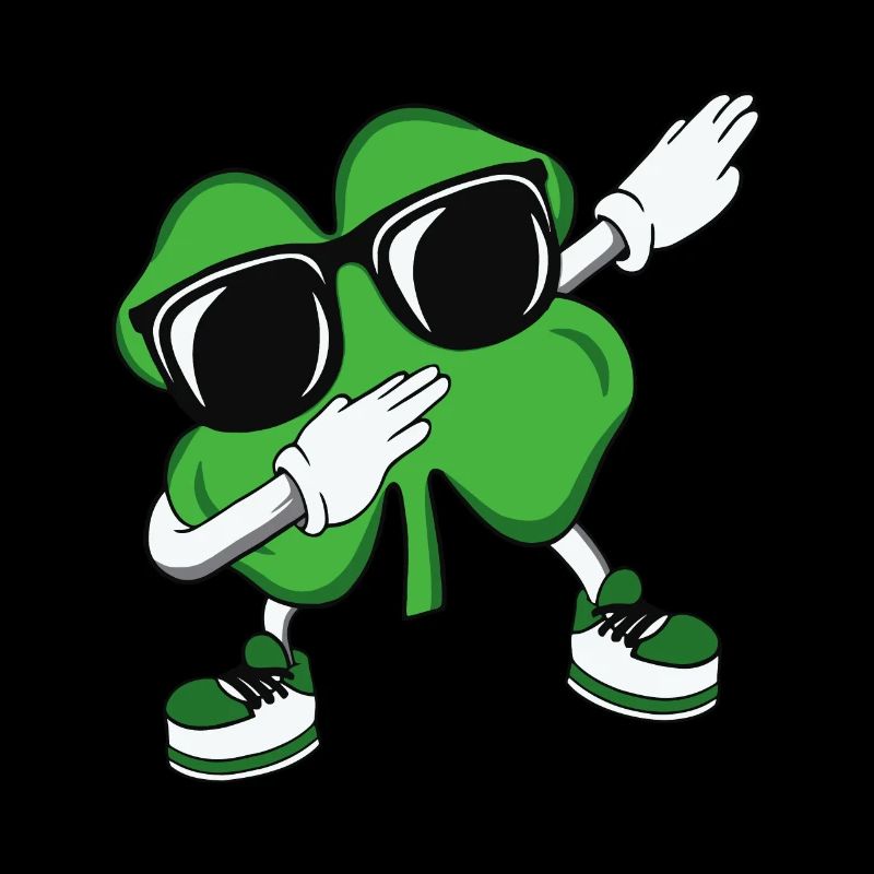 Dabbing Shamrock St Patrick’s Day