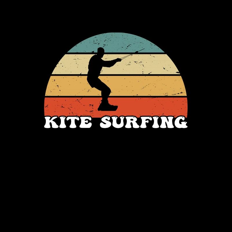 Kite Surfing Retro