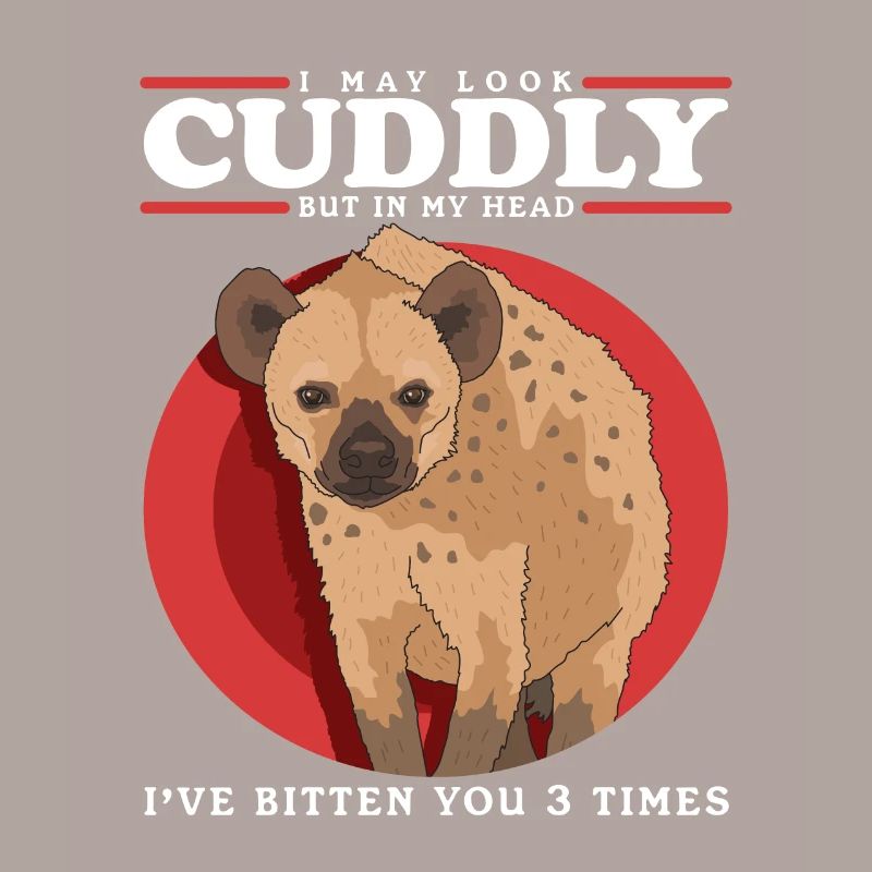 Hyäne Hyänen Tüpfelhyäne Geschenk