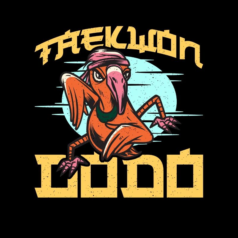 Dodo Bird Taekwon-Dodo Observation des oiseaux sans vol