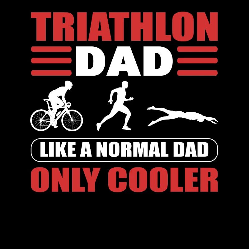 Triathlon-Dad wie ein normaler Dad nur cooler