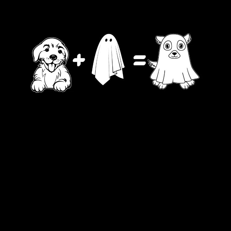 Funny Halloween Ghost Dog