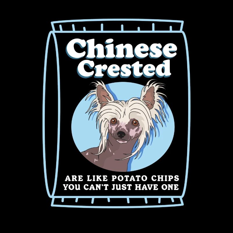 Cadeau de chien chinois à crête